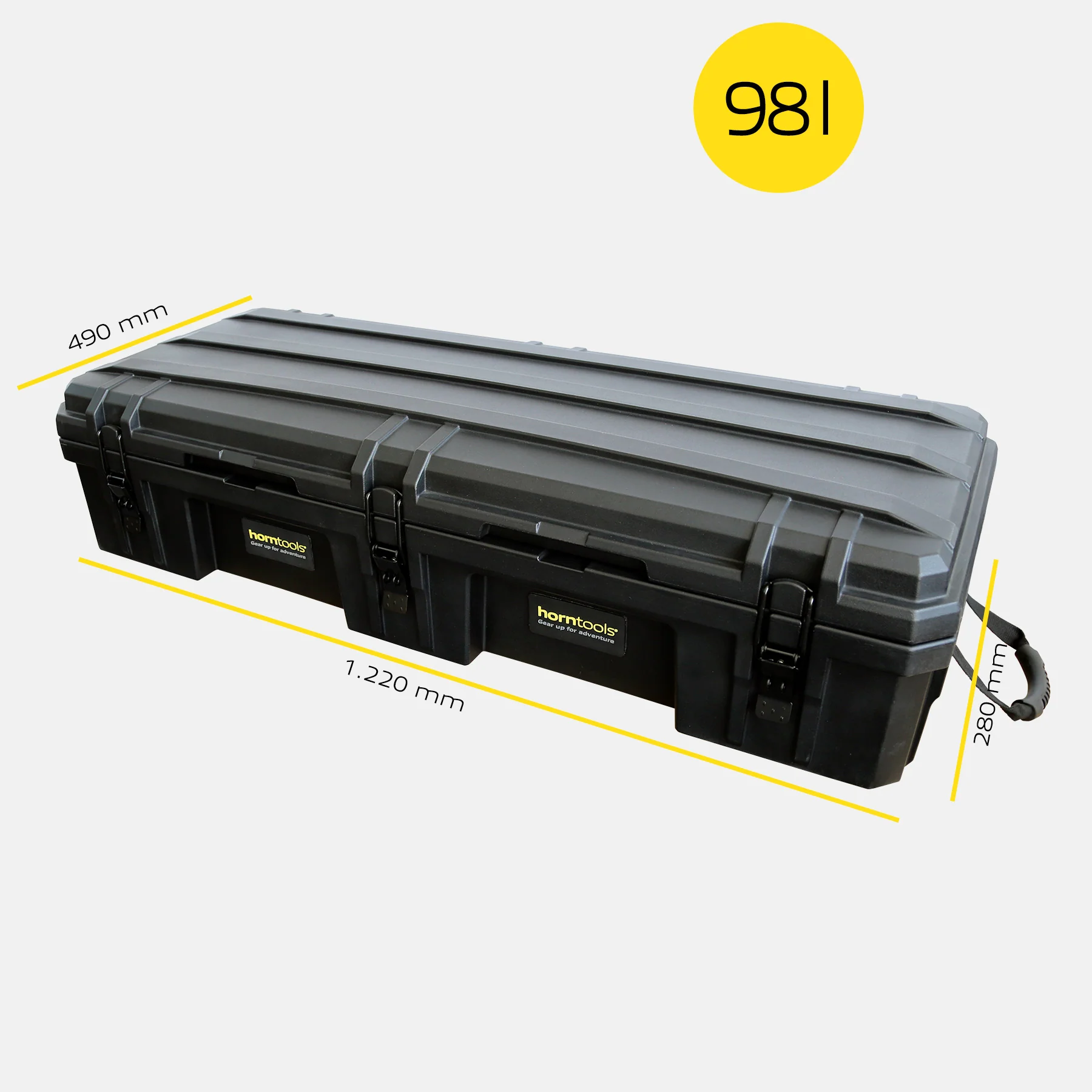 Horntools Transportbox wasserfest 98l