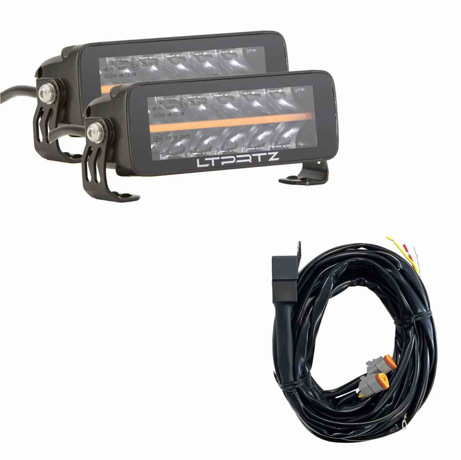 spar_set_2x_trx_30_7_zoll_amber_fernscheinwerfer_lightbar_kabelsatz_4_pin