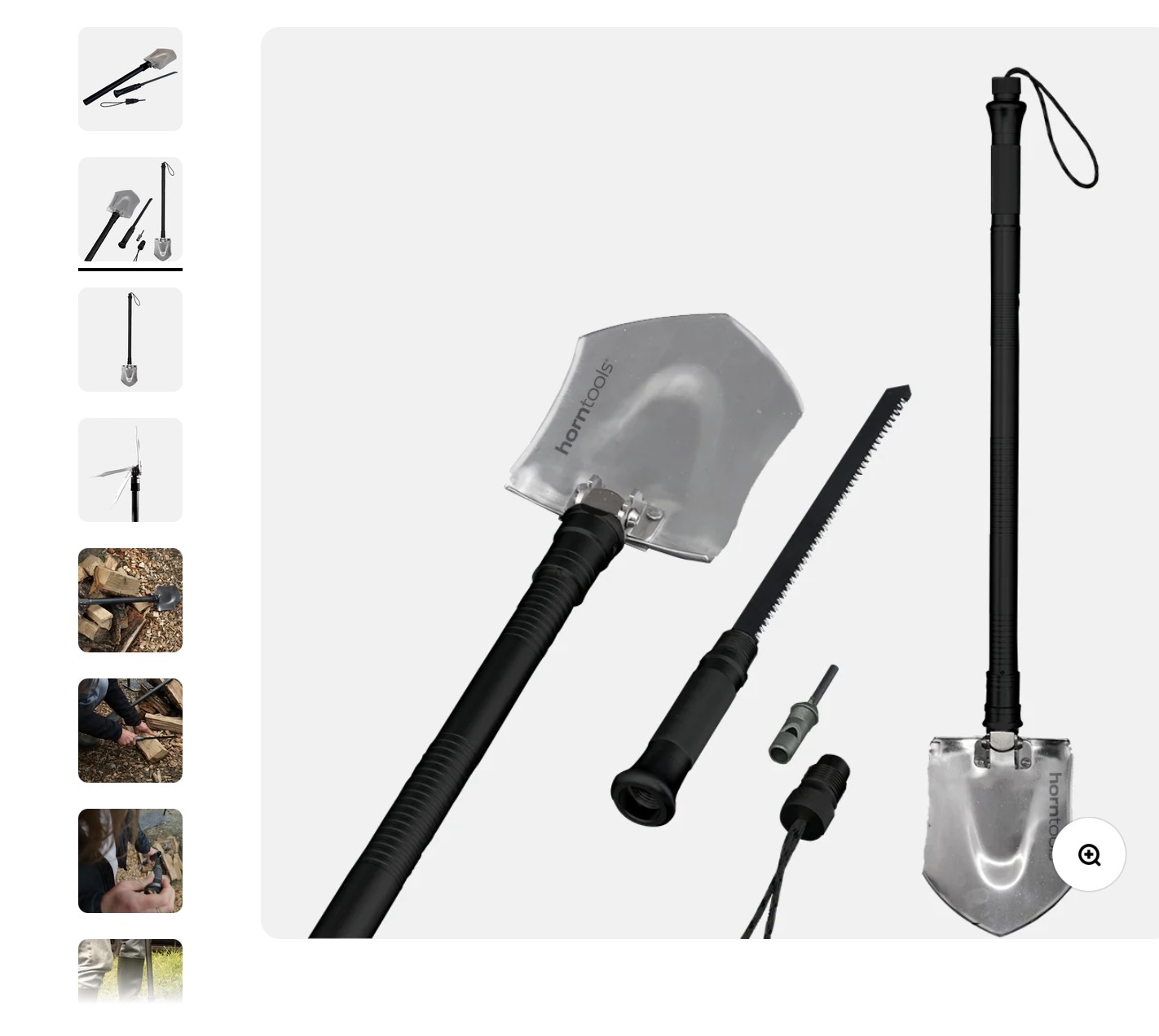 Horntools Outdoor Schaufel Spaten Survivor VORBESTELLEN