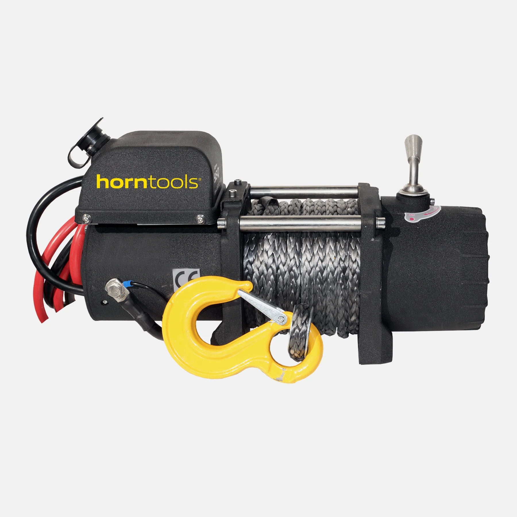 Horntools Seilwinde Alpha 4,3 Tonnen Quick Kompakt 12V Kunststoffseil 25 m