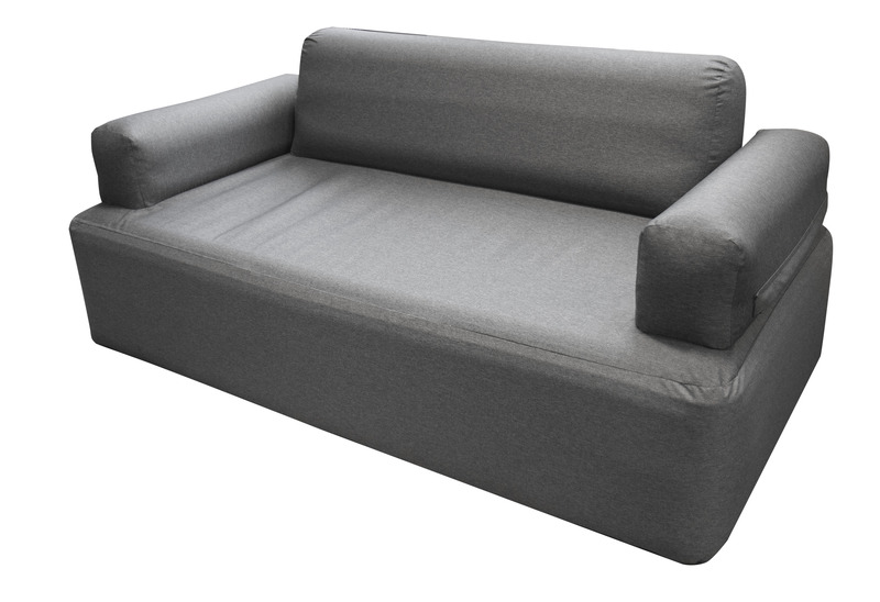 Holiday Travel Aufblasbares Sofa Luftsofa grau